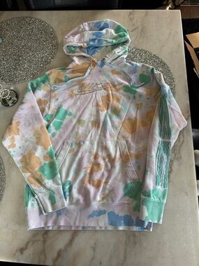 Nike Multicolor Pastel Tie-Dye Hoodie
